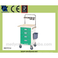 BDT216 carrito de primeros auxilios carrito médico ajustable para hospitales